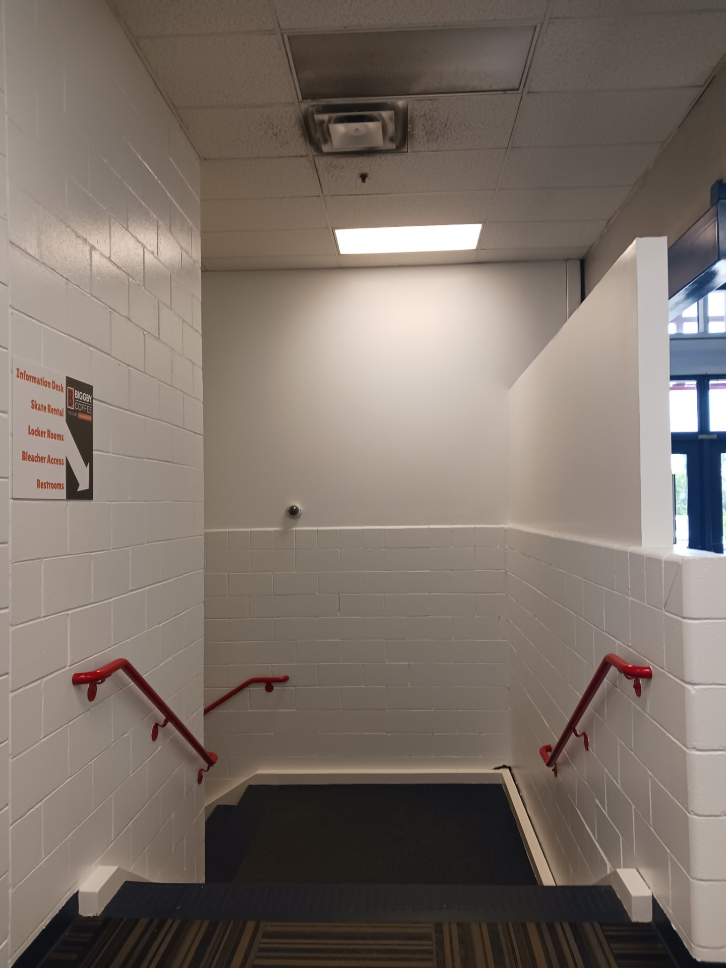 Stairwell to the lower level