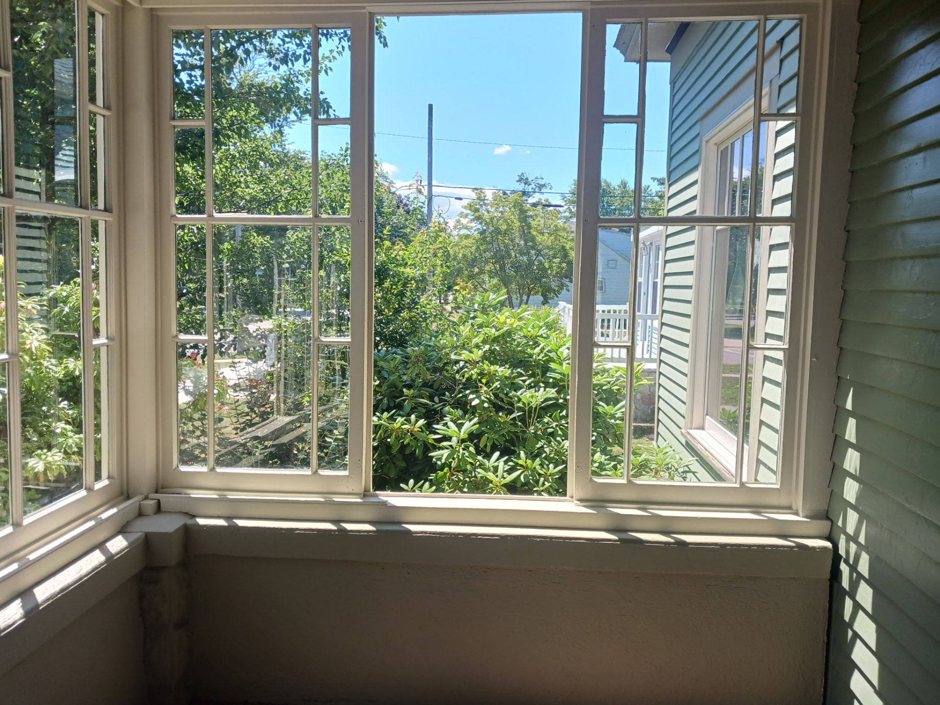 After — Restored windows and sills